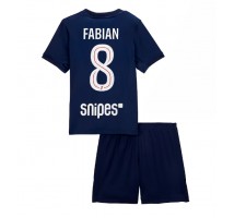 Paris Saint-Germain Fabian Ruiz #8 Koszulka Podstawowa dzieci 2025-26 Krótki Rękaw (+ krótkie spodenki)